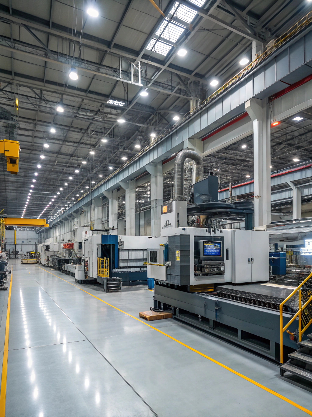 Planta industrial de Kalisch Acero con vigas estructurales