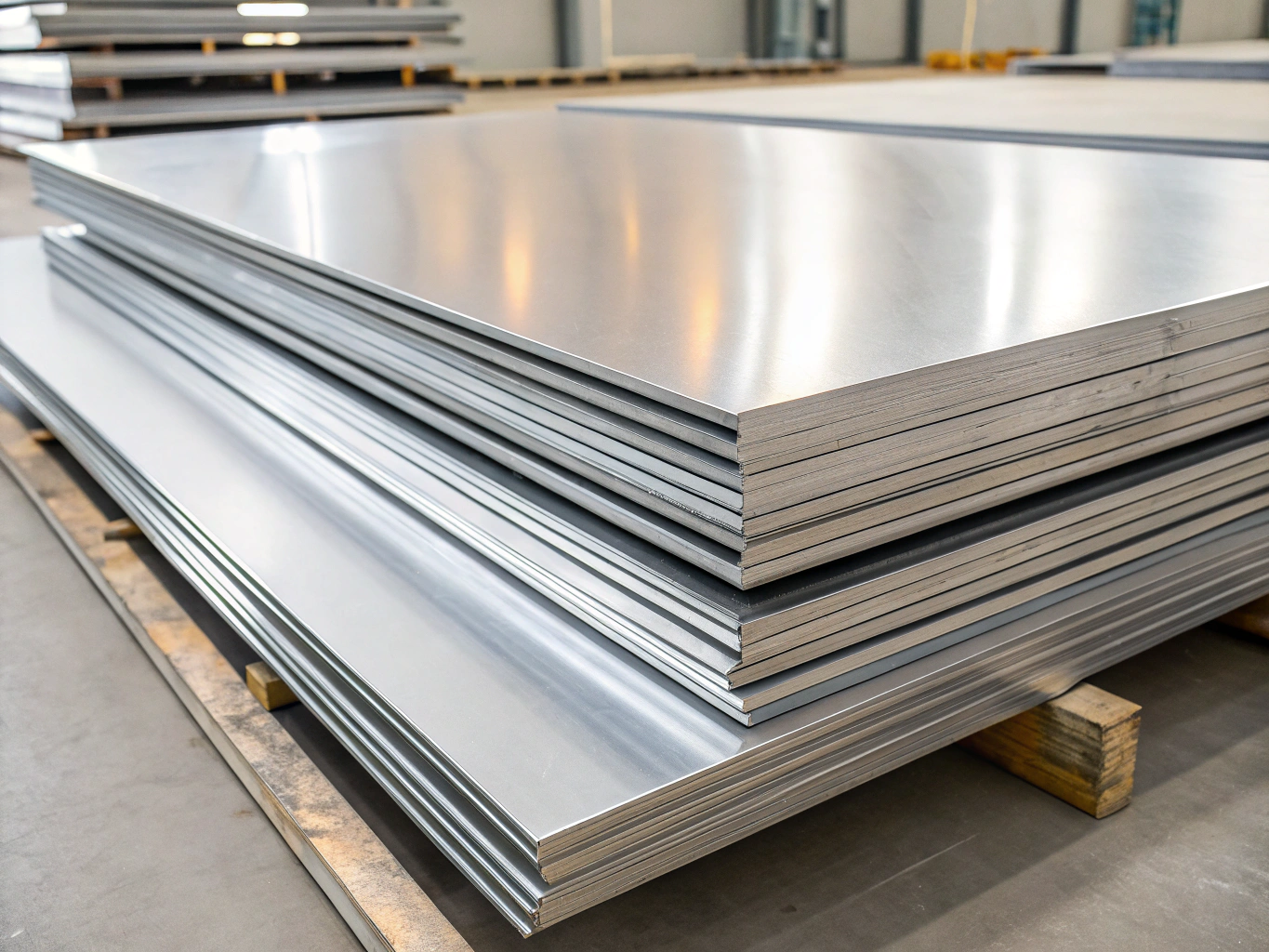 Láminas de acero plano galvanizado