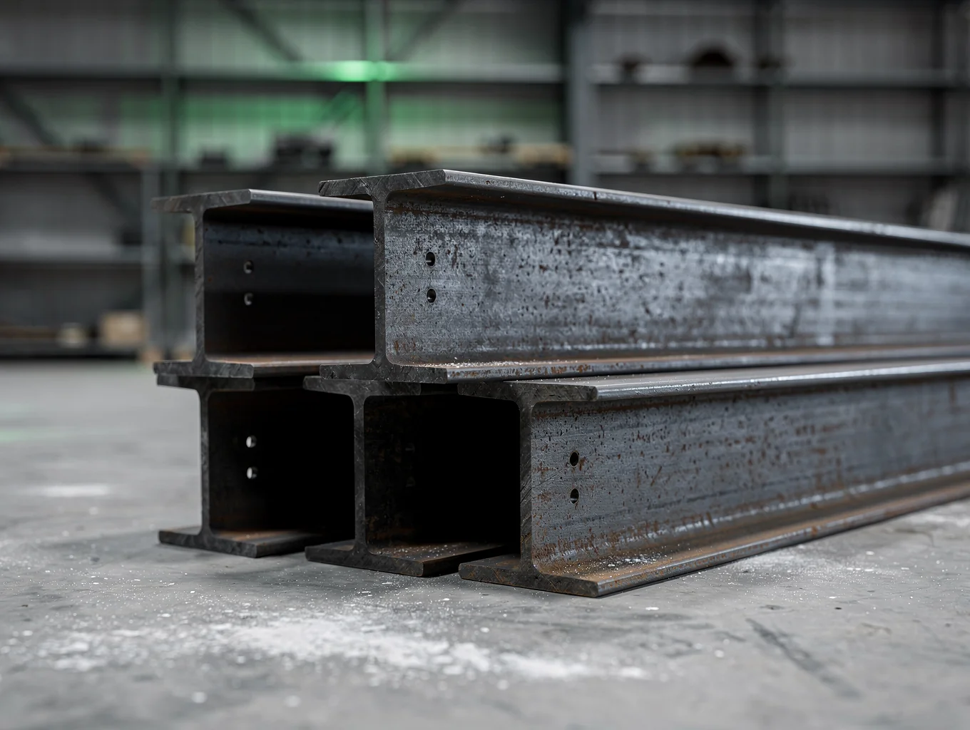 Vigas de acero estructural de alta resistencia
